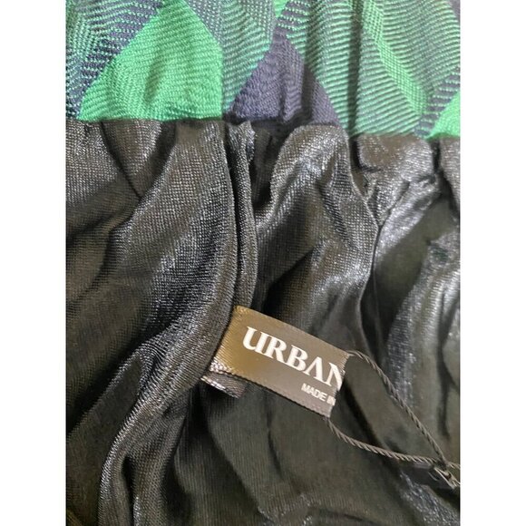 NWT Urban Cocoa Women's Green Tartan Plaid Mini Skirt - 2XL - Picture 8 of 11